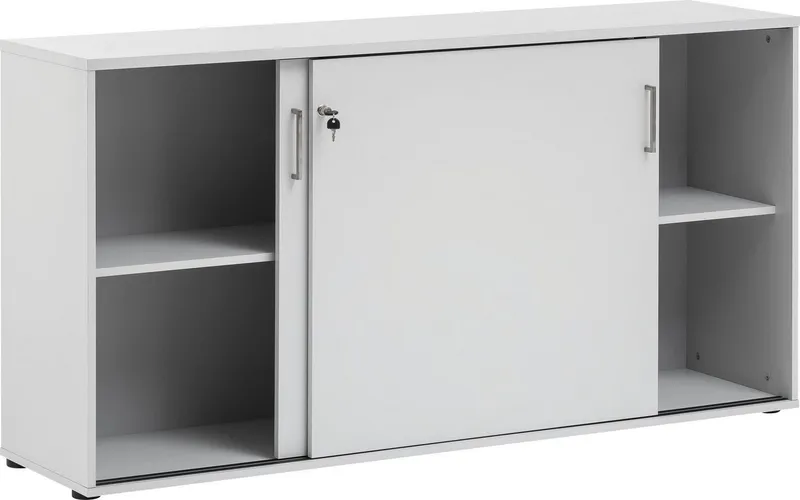 Schildmeyer Aktenschrank Serie 1500, Aktenschrank, Made in Germany, B: 160,2 cm Solide Verarbeitung - Dieses Produkt ist in Deutschland gefertigt, Grau, – Produktbild 4 von 5