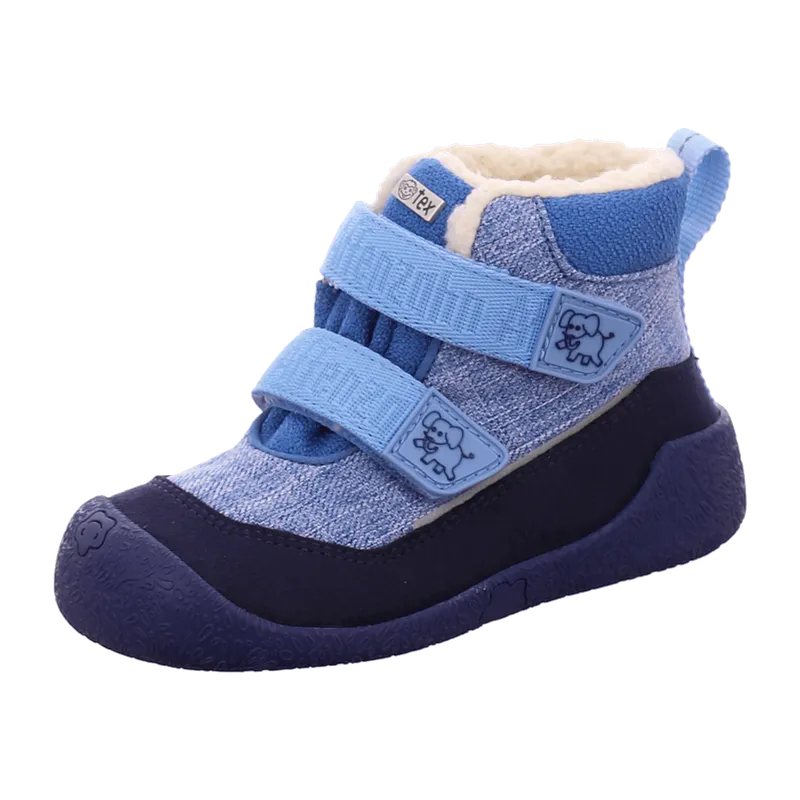 Affenzahn Affenzahn Vegan Snuggy 01502-30231 Elefant Recyceltes Polyester Mikrofaser für Kinder, blau, Größe 25 EU, Blau, – Produktbild 1 von 8