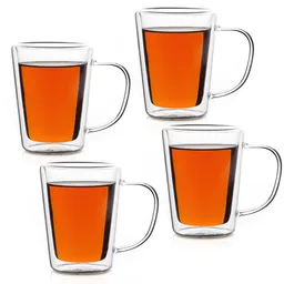 Casaria® Casaria monzana Teegläser 4er-Set je 250ml doppelwandig – Produktbild 1 von 1