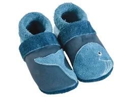 Pantolinos Pantolinos Baby und Kinder Hausschuhe Krabbelschuhe Ecopell Leder Großer Wal – Produktbild 1 von 1