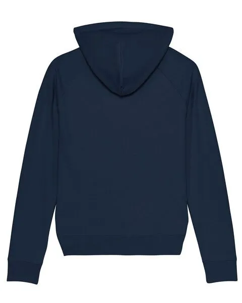 Human Family Human Family Bio Damen Sweatshirt mit Kapuze "Trekker - Peace within", Navy, – Produktbild 3 von 3
