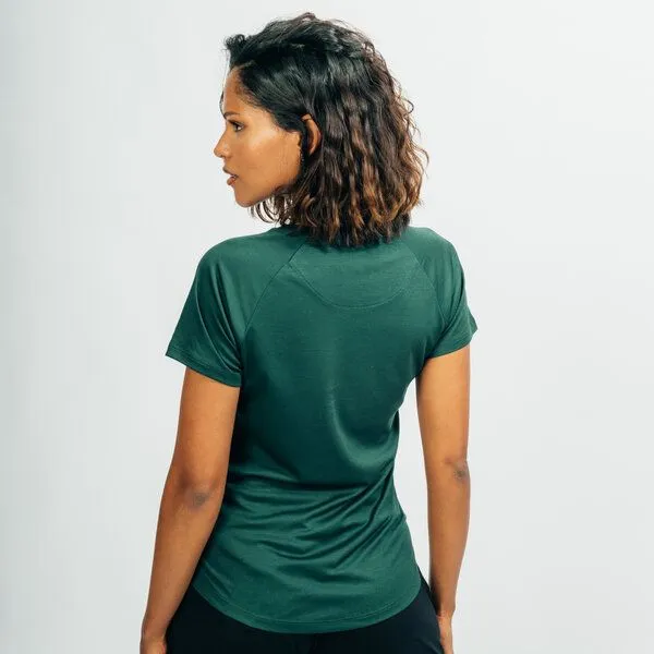 VIDAR Sport VIDAR Sport Damen Sportshirt aus SEACELL, Dunkelgrün, – Produktbild 2 von 4