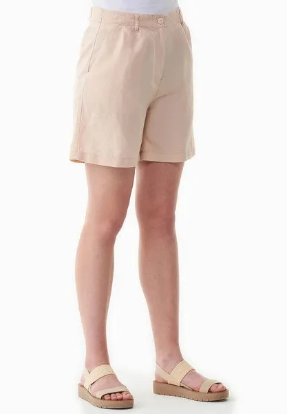 ORGANICATION ORGANICATION Shorts aus TENCEL Lyocell und Leinen, Beige(soft beige), – Produktbild 3 von 4