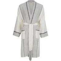Luks Luks Herren vegan Kimono Bademantel Mete Black & Salt – Produktbild 1 von 1