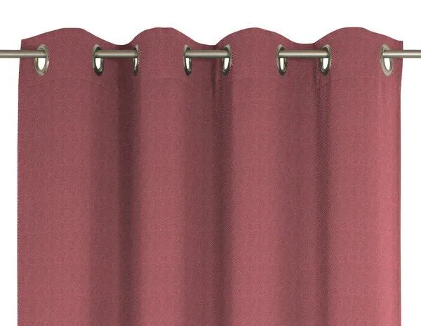 Nature by Adam Nature by Adam Vorhang aus 100% Bio-Baumwolle - Made in Germany - Uni Collection, Rot, – Produktbild 5 von 7