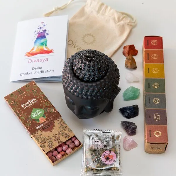 Divasya Divasya Geschenkset "Chakra Meditation"- spirituelles Erlebnis in Geschenkbox – Produktbild 1 von 4