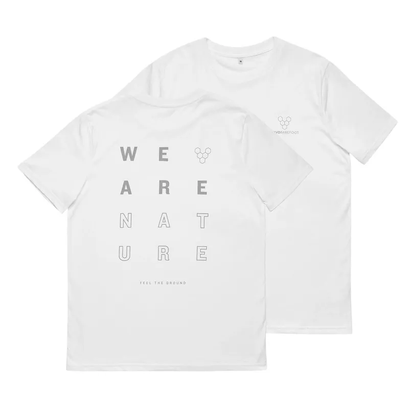 Vivobarefoot Human Nature T-Shirt S, Weiß, – Produktbild 1 von 1