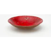 Moogoo Creative Africa Moogoo Creative Africa Schale aus recycelten Ölfässern ca. 38 cm / Post-Oil Industrial Upcycling, Rot, – Produktbild 1 von 1