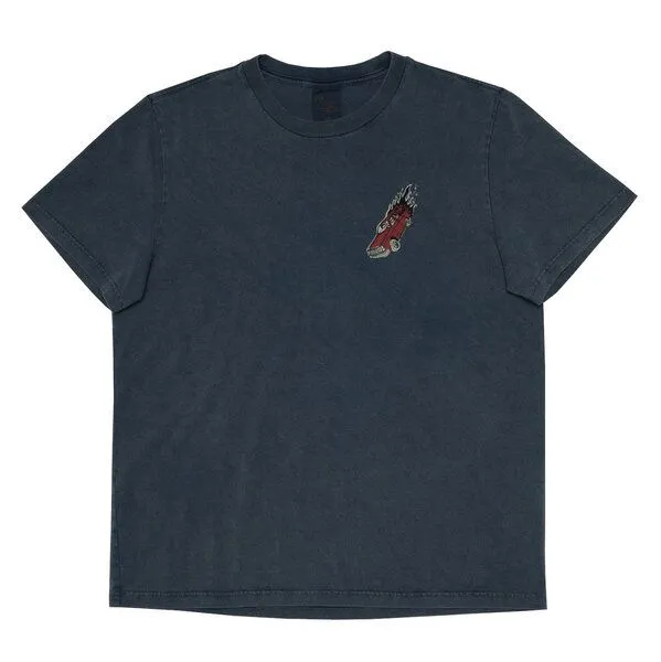 Nudie Jeans Nudie Jeans Herren T-Shirt "Roy"Basement Tracks - Blue – Produktbild 2 von 3