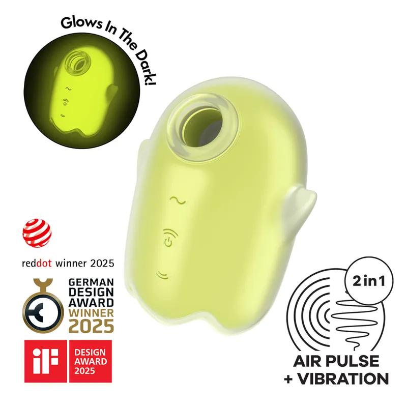 Satisfyer Satisfyer Glowing Ghost, 8,5 cm, Gelb, – Produktbild 1 von 1