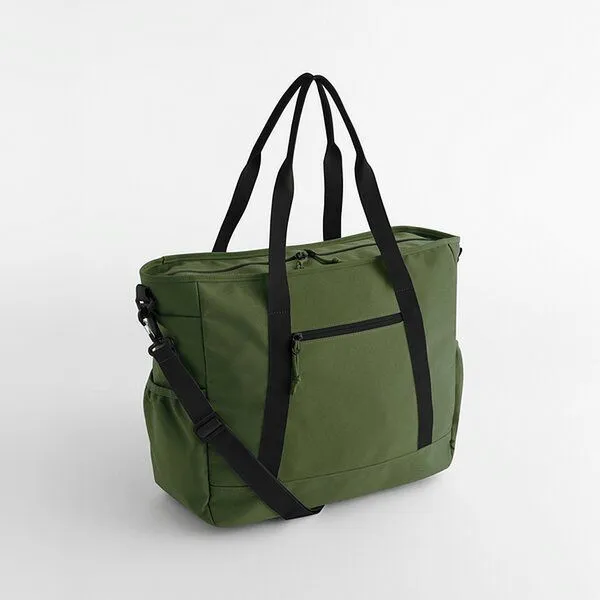 BagBase BagBase Recycelte Schultertasche, Moosgrün, – Produktbild 1 von 5