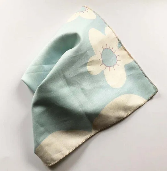 ingegerd ingegerd Taschentuch - lass die Bäume stehen, Blume blau, – Produktbild 2 von 2