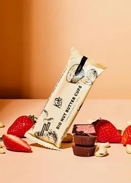 KoRo Bio Nut Butter Cups Cashew-Strawberry 3 x 13 g – Produktbild 1 von 1