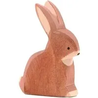 Ostheimer Ostheimer Hase (sitzend) 6,5 cm Laubholz, handgeschnitzt und lasiert – Produktbild 1 von 1