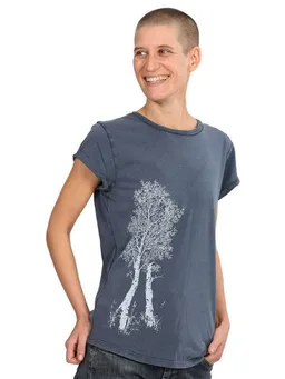 Life-Tree Life-Tree Shirt aus Biobaumwolle Fairwear für Damen "Birke" – Produktbild 1 von 1