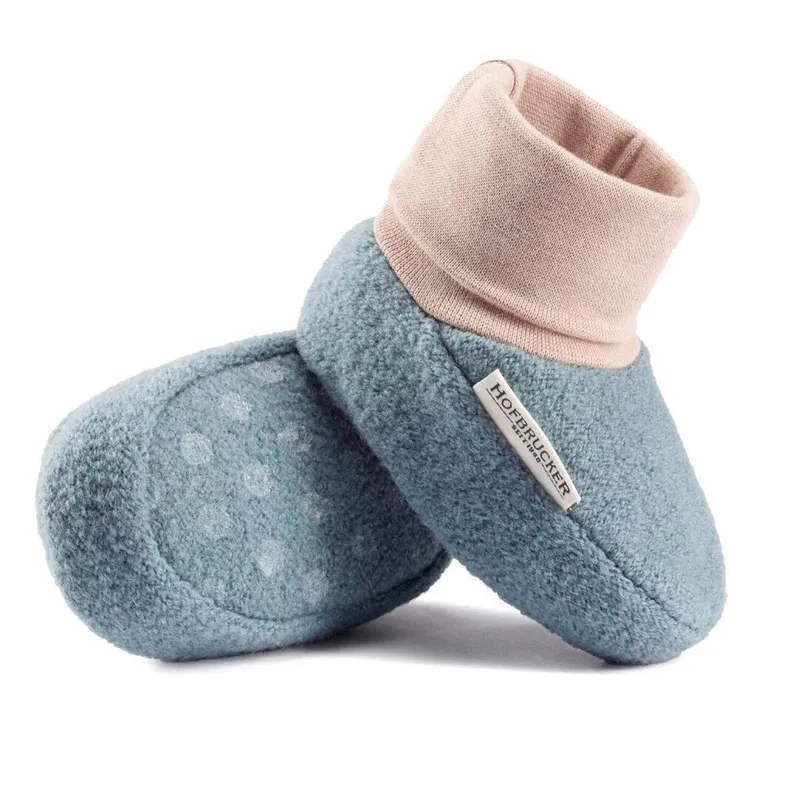 Hofbrucker Hofbrucker Baby Wollwalk Schuhe Elias, Grau, – Produktbild 2 von 2
