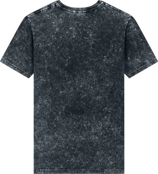 ilovemixtapes ilovemixtapes Pommes Siebdruck Unisex T-Shirt, Acid black (schwarz), – Produktbild 2 von 3