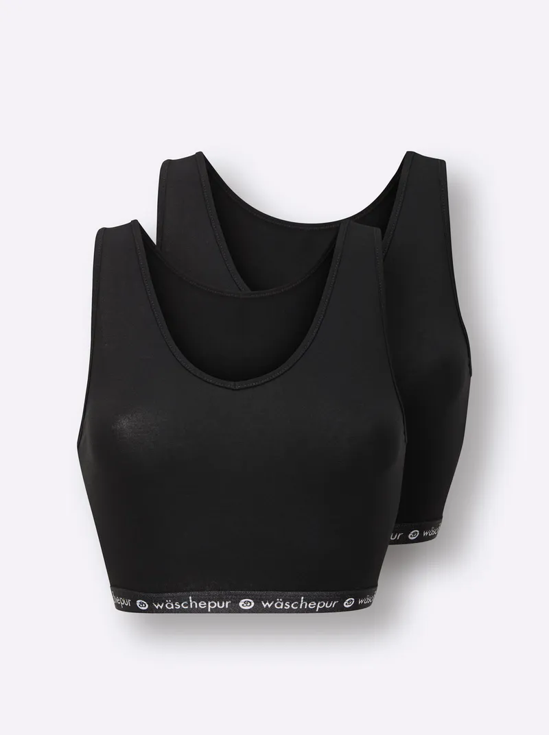 wäschepur Bustier schwarz, Schwarz, – Produktbild 2 von 2