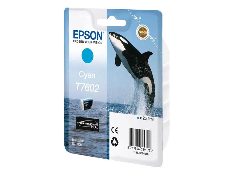 Epson Epson Tintenpatrone T7602 cyan – Produktbild 1 von 1