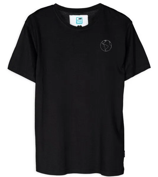 Gary Mash GARY MASH T-Shirt Erde aus Biobaumwolle, Schwarz, – Produktbild 1 von 4