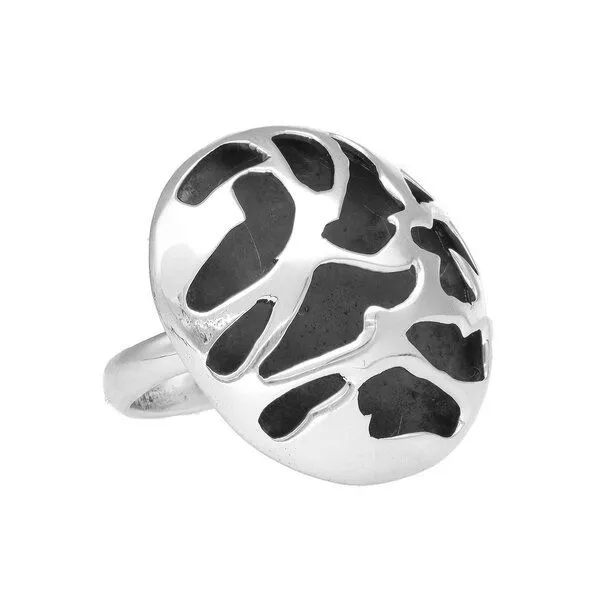 pakilia pakilia Silber Ring Ornament oval Fair-Trade und handmade – Produktbild 4 von 6