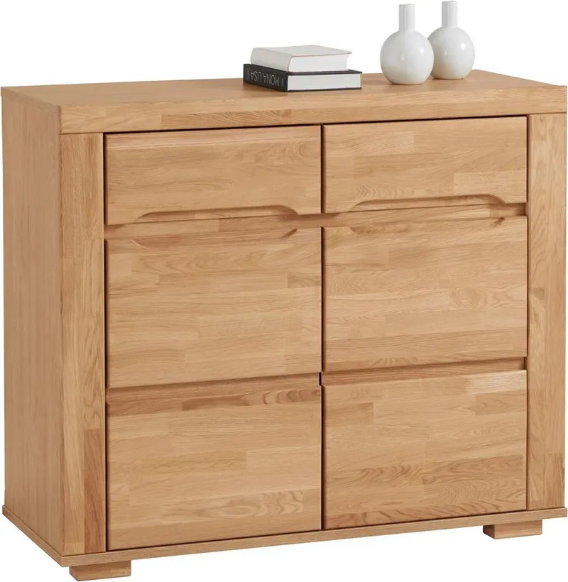 OTTO home Kommode Denis, Breite 98,5 cm, Braun, – Produktbild 3 von 5
