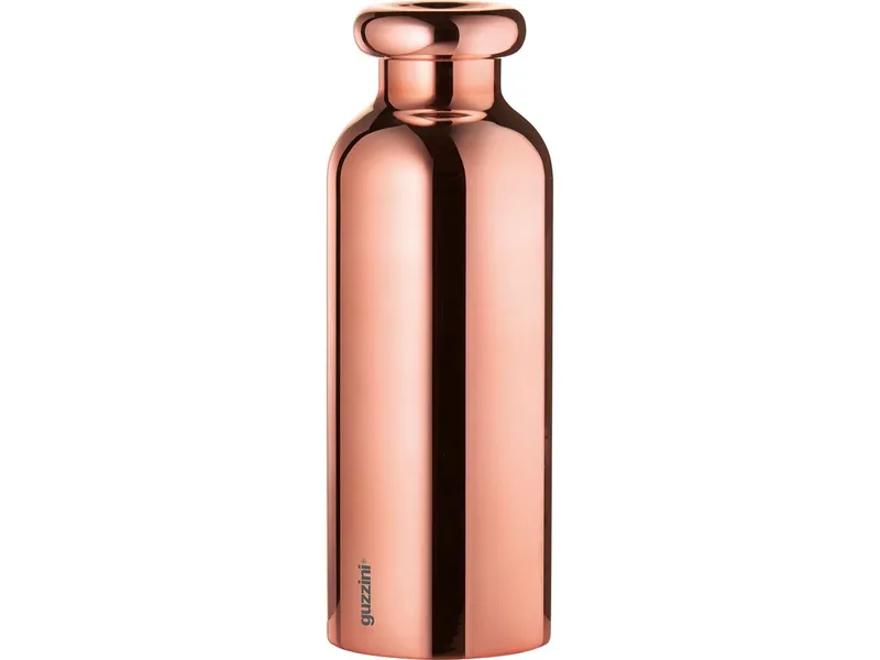 guzzini Thermosflasche "ON THE GO" aus Edelstahl, 500 ml, Rosegold, – Produktbild 1 von 1