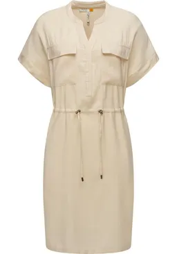 ragwear ragwear Blusenkleid Roisa stylisches Sommerkleid mit Bindeband – Produktbild 1 von 1