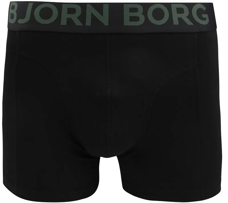 Bjorn Borg Bjorn Borg Björn Borg Boxershorts 3er-Pack Grün, Dunkelgrün, – Produktbild 5 von 5