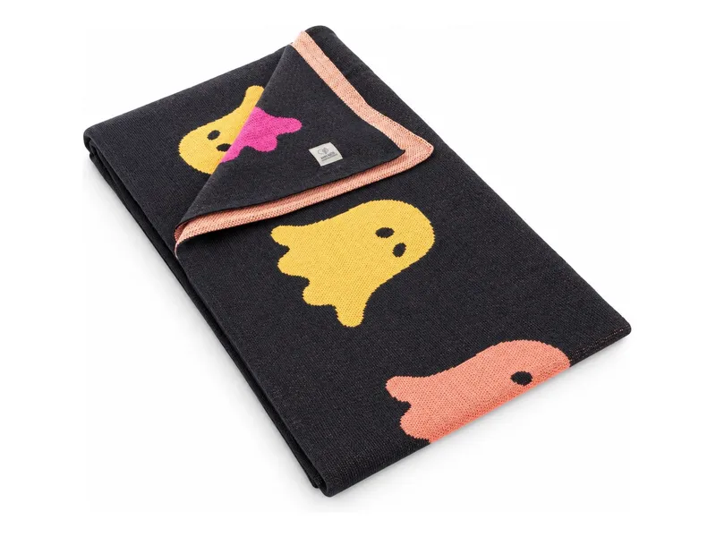 HANS NATUR HANS NATUR Babydecke Bio-Baumwolle Giraffe grey Maße 80 x 100 cm – Produktbild 5 von 5