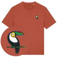LIGARTI T-Shirt – Tukan – LIGARTI Tiermanufaktur, Terracotta, – Produktbild 1 von 1