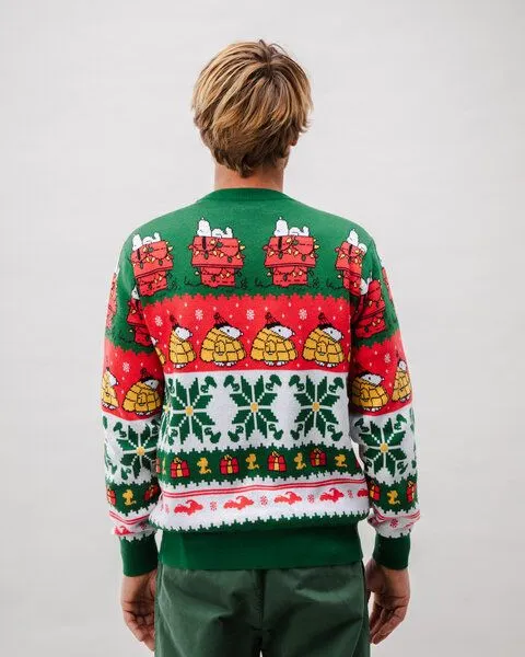 Brava Fabrics Brava Fabrics Strickpullover Peanuts Xmas Multicolor, Multicolor, – Produktbild 2 von 4