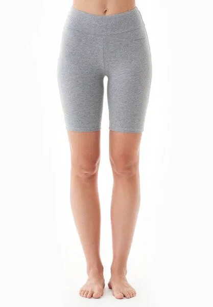 ORGANICATION ORGANICATION LOLLA | Radler-Leggings aus Bio-Baumwolle, Dark grey melange, – Produktbild 4 von 4
