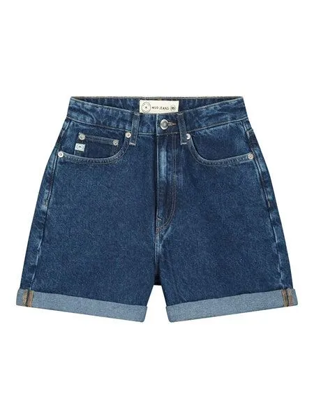 MUD Jeans MUD Jeans Damen Jeansshorts - Marilyn - aus Bio-Baumwolle, Blau (stone indigo), – Produktbild 1 von 4