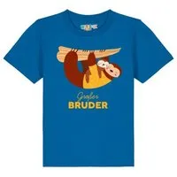 watabout kids watabout.kids T-Shirt Kinder Faultier Großer Bruder, Royal blue, – Produktbild 1 von 1