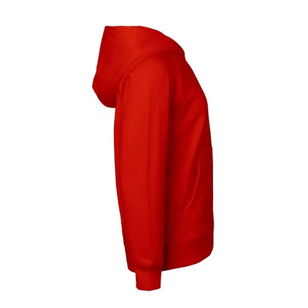 HANDGEDRUCKT HANDGEDRUCKT "Meerjungfrau" Kinder-Hoody, Red, – Produktbild 4 von 5