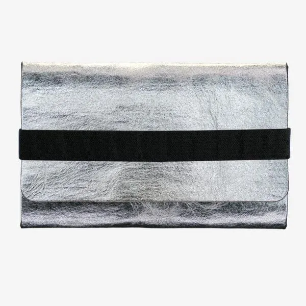 ANDERS & KOMISCH ANDERS & KOMISCH Kartenetui mit Münzfach in Silber - Slim Wallet - A&K TINY, Schwarz, – Produktbild 1 von 4