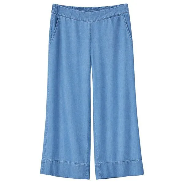 Mazine Mazine Hose Wide Leg Tencel, Dark blue wash, – Produktbild 1 von 4