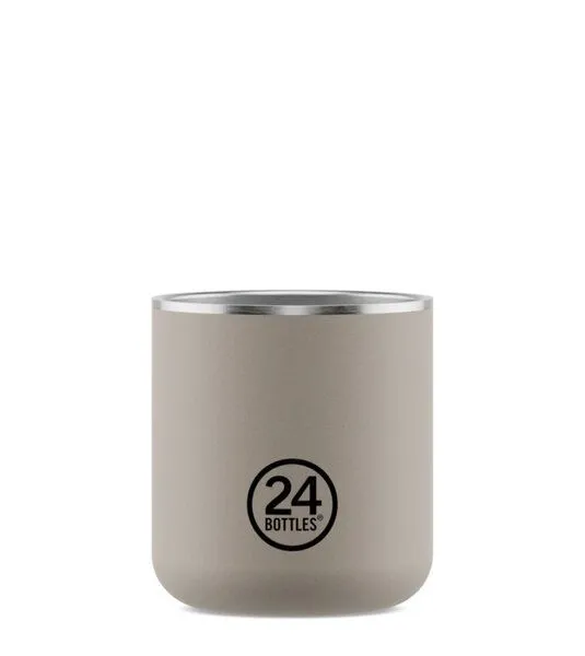 24bottles 24bottles Isolierter Casa Cup 220 ml, aus Edelstahl, Linen, – Produktbild 1 von 3