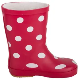 BMS BMS Gummistiefel aus Naturkautschuk, rot mit Punkten – Produktbild 1 von 1