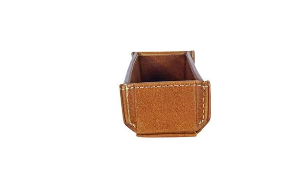 Alpenleder Alpenleder Stifteschale ZENTA, Cognac, – Produktbild 2 von 4