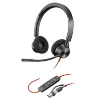 Poly Poly Blackwire 3320 MS Kabelgebundenes Office-Headset, Schwarz, – Produktbild 4 von 4