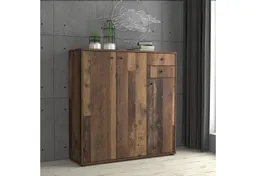 FORTE Kommode Tempra, Kommode, 3 Türen, 2 Schubkästen, viel Stauraum, Breite 108,8 cm – Produktbild 1 von 1