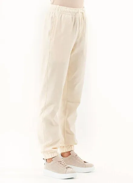 ORGANICATION ORGANICATION ESSENTIALS-PERRIE- Soft Touch Sweathose aus Bio-Baumwolle, Weiß(off white), – Produktbild 3 von 3