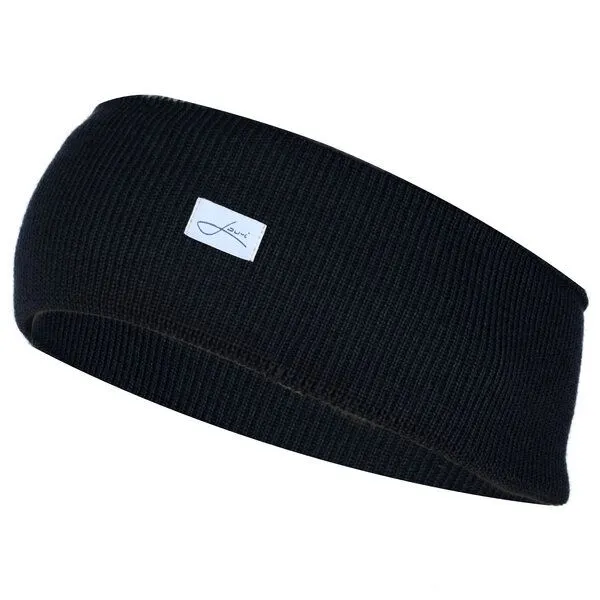 Lou-i Lou-i Stirnband aus Schurwolle Made in Germany, Schwarz, – Produktbild 1 von 4