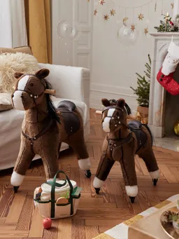 Vertbaudet Vertbaudet Kinder Reitpferd oder Einhorn auf Rollen – Produktbild 1 von 1