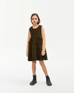 MATONA Matona Knielanges Cordkleid für Kinder aus Bio-Baumwolle / Belted Corduroy Dress – Produktbild 1 von 1