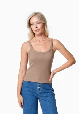 ORGANICATION ORGANICATION IPEEK | Ripp-Tanktop aus TENCEL Modal und Bio-Baumwolle – Produktbild 1 von 1