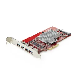 StarTech.com StarTech.com USB-Adapter | p10q4a-usb-card | PCIe 3.0 x4 Low-Profile – Produktbild 1 von 1