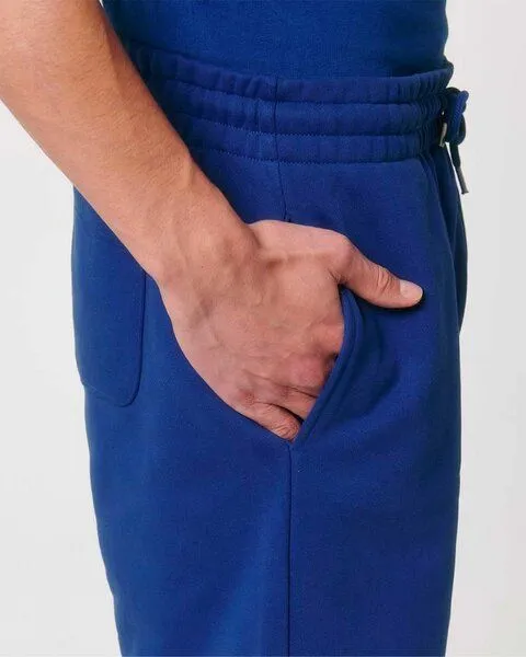 YTWOO YTWOO Sweatshorts, Joggingshorts aus 100% Cotton (Bio) - Organic Carded, Fair Trade, Blau, – Produktbild 3 von 4